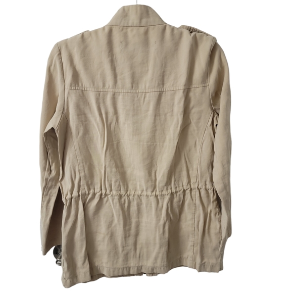 Zara Basics beige light weight spring jacket - Picture 2 of 6